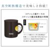 名入れ モダンギフトセット サーモス ステンレスマグカップ280ml+飾れるモダンコースター［スクエア］